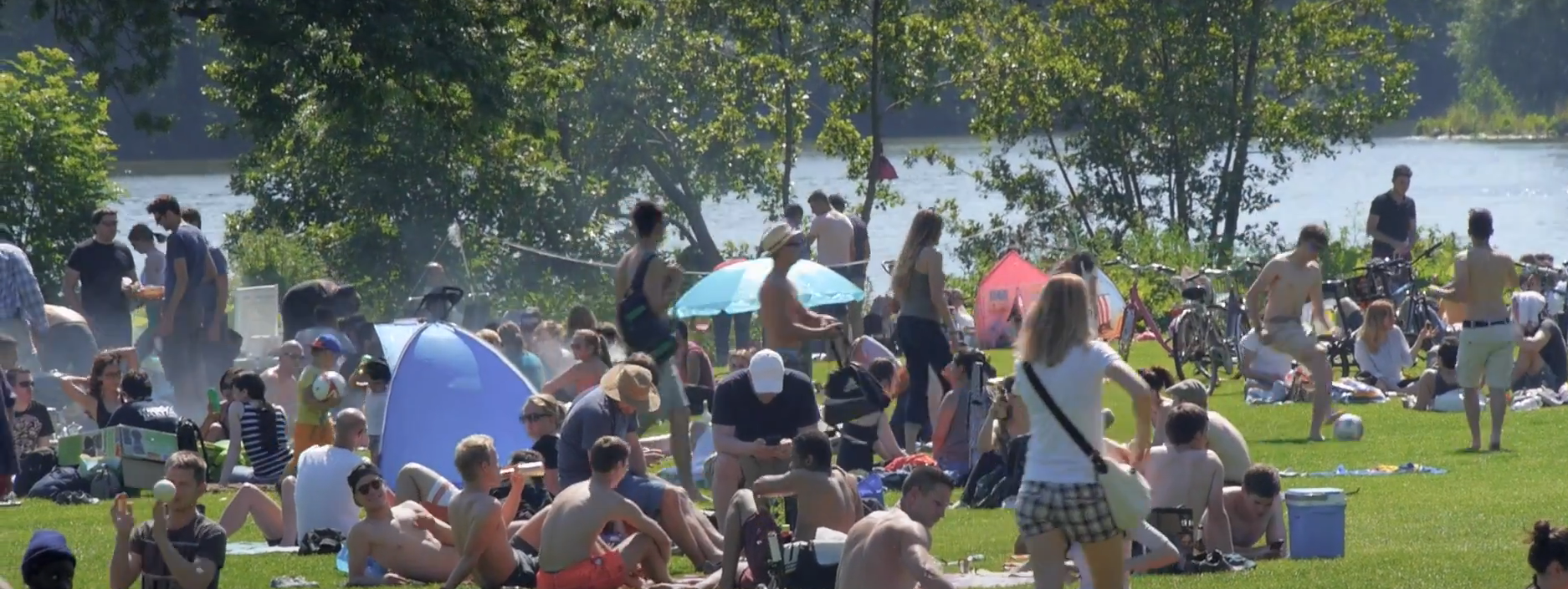 Sommer am Fluss Heidelberg